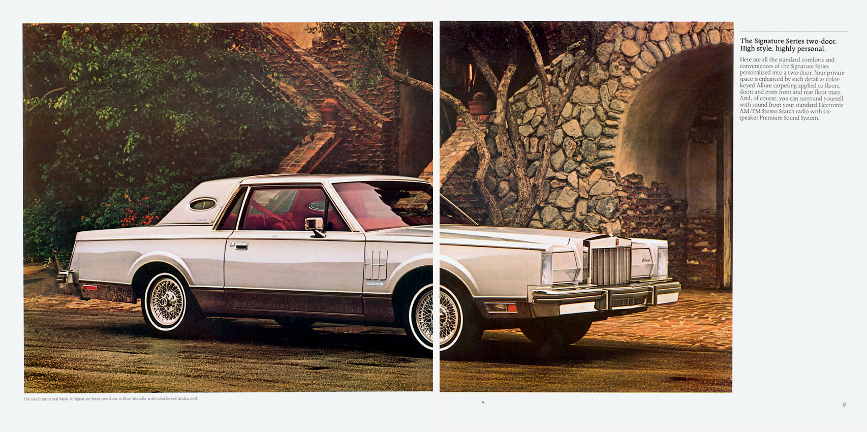 1981 Lincoln Continental Mark VI Brochure Page 3